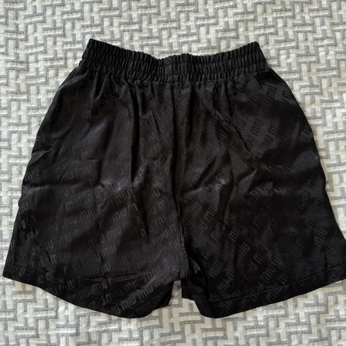 Miu Miu black summer set, new, size M satin fabric
