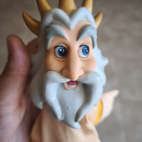 Disney hand puppet King Triton used, Little Mermaid