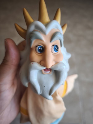 Disney hand puppet King Triton used, Little Mermaid