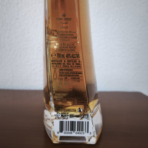 Cincoro Añejo Tequila 750ml premium, sealed, new