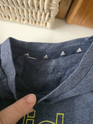 Adidas t-shirt μπλε μεταχειρισμένο, αγόρι 3-4 ετών 98-104 cm