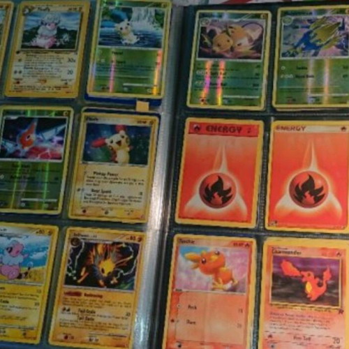 Pokemon cards like new with album and collectible value
