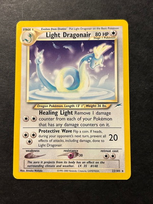 Light Dragonair Neo Destiny Pokémon card used