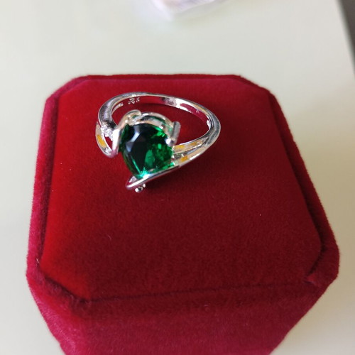 Ring turquoise silver 925 size 7 new