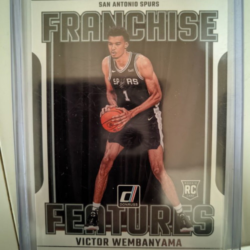 2023-24 Panini-Donruss Basketball Victor Wembanyama RC Franchise Features new