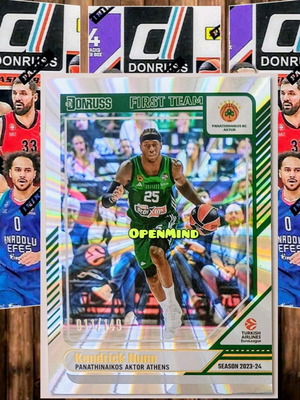 Κάρτα Nunn Holo Lazer αριθμημένη /149 Panathinaikos Donruss Euroleague 2024-25 καινούργια