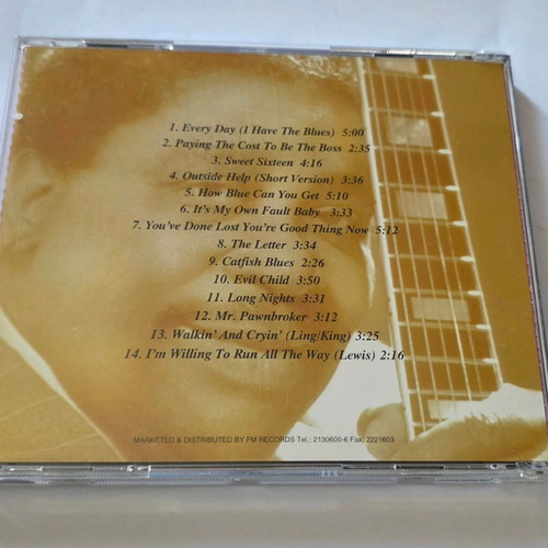 B.B. King 18 Karat Music Collection CD used, blues