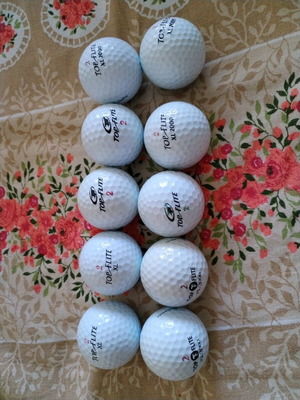 Top Flite 2 golf balls new, pack of 10 white pieces