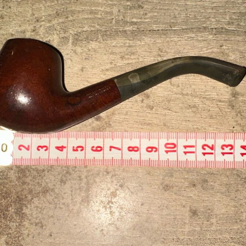 Tobacco pipes Golden Leaf real briar used, set of two