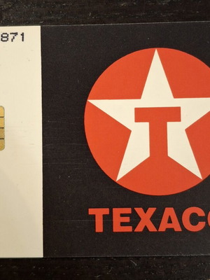 Texaco phone card 12/1995 used, limited edition
