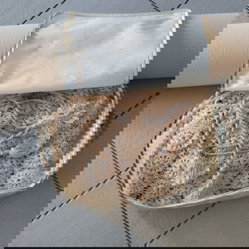 Χειροποίητο Κουβερλί Προίκας καινούργιο, τέχνη βελονάκι