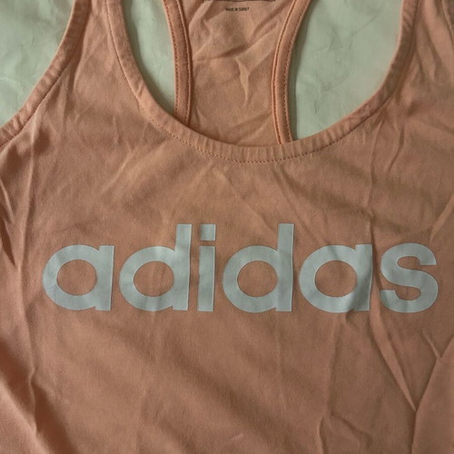 Adidas sleeveless top like new, beige pink