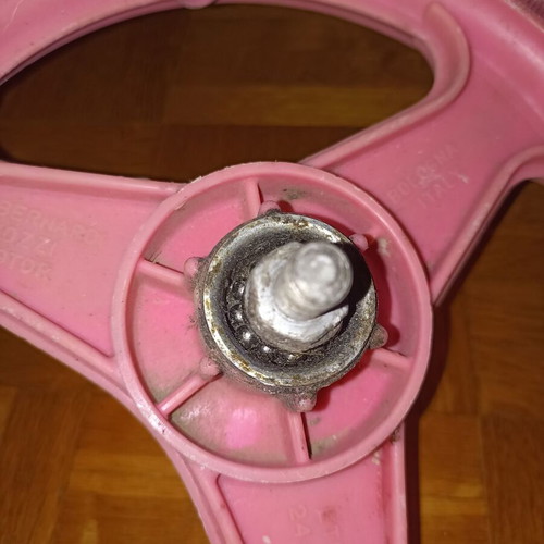 Front 12-inch plastic pink bicycle rim used Italian brand