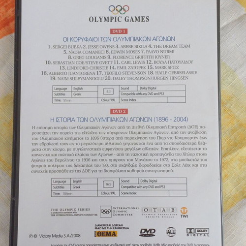 Olympic Games DVD collection new, sports documentary with subtitles
