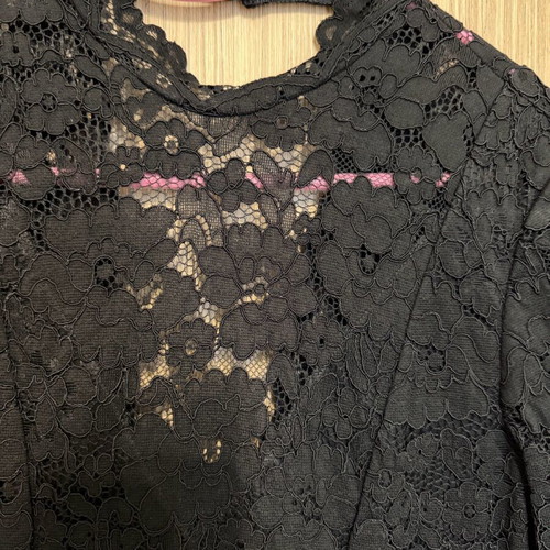 Black lace dress H&M size 36 like new