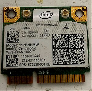 Intel Wireless-N 1000 112BHNMW mini PCI half