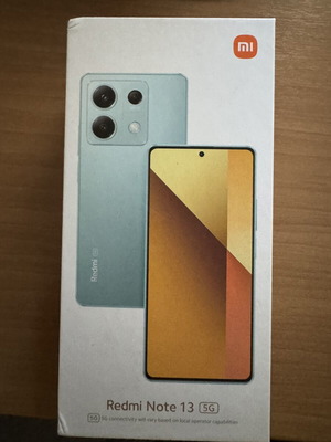 Redmi Note 13 5G smartphone σαν καινούριο, 6GB RAM, 128GB αποθηκευτικός χώρος, μαύρο γραφίτη