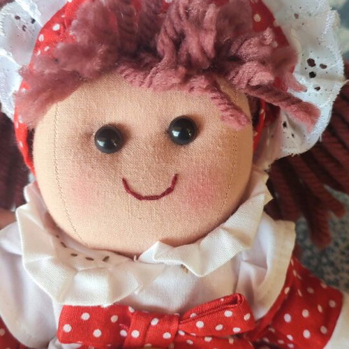 Handmade doll bought in Italy, new
