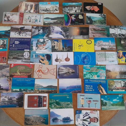 Phone cards used, pack of 200 from the 90s and 00s