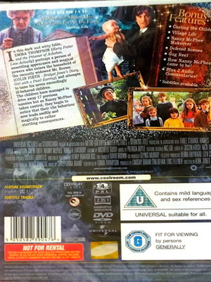 DVD Nanny McPhee καινούργιο, οικογενειακή φαντασίας με Αγγλικούς υπότιτλους