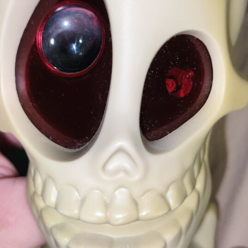 Ghost Hunter toy used, rotating skeleton with laser gun