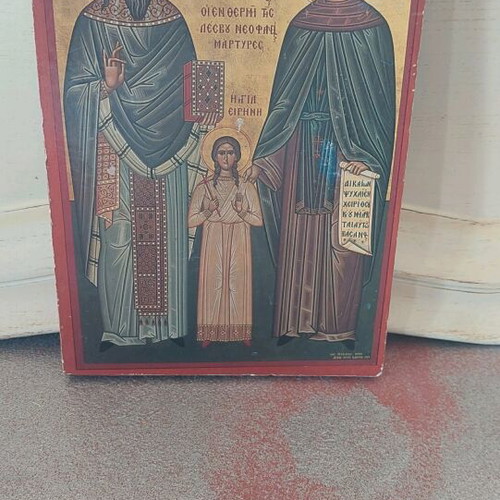 Icons Saint Raphael Nicholas and Irene