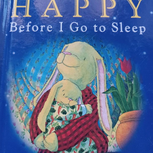 Tell Me Something Happy Before I Go to Sleep σκληρόδετο βιβλίο σαν καινούργιο, αγγλικά