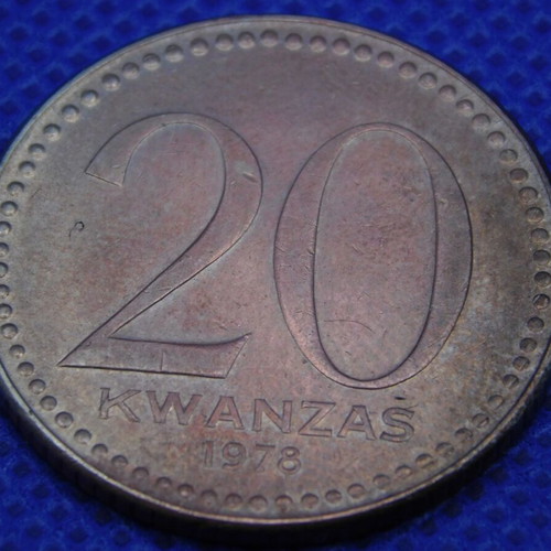 Angola 20 Kwanzas coin 1978