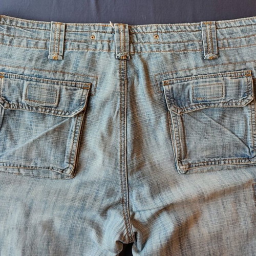 Raw Oxygen cargo jeans used, with zippers and side pockets