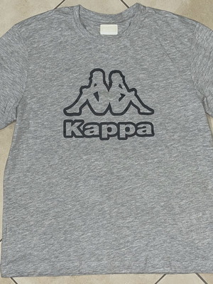 Kappa T-Shirt γκρι μελανζέ μέγεθος XL σαν καινούργιο με έντονο λογότυπο