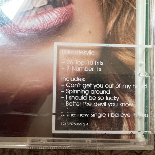 Kylie Minogue Ultimate Kylie Greatest Hits 2 CD used, ltd edition