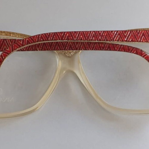 Nina Ricci Paris 1762 BOC Eyeglass Frame New, Red