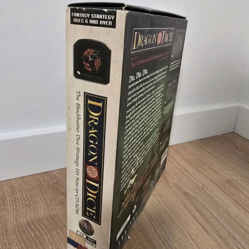 Dragon Dice Interplay fantasy strategy game Windows 95 PC used