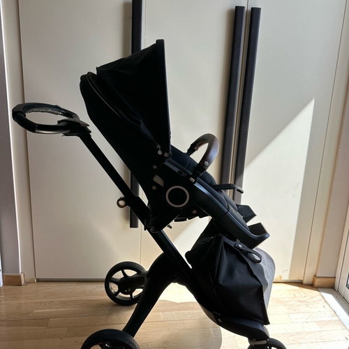 Stokke Xplory V6 stroller used, black -  400,00 - Vendora.gr