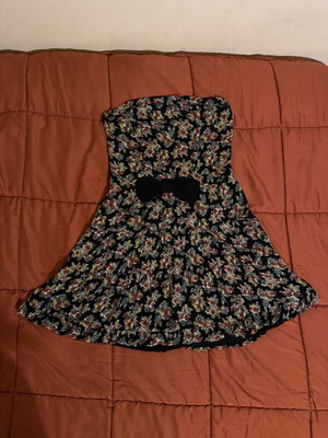 Floral dress used, multicolor, sizes S and M