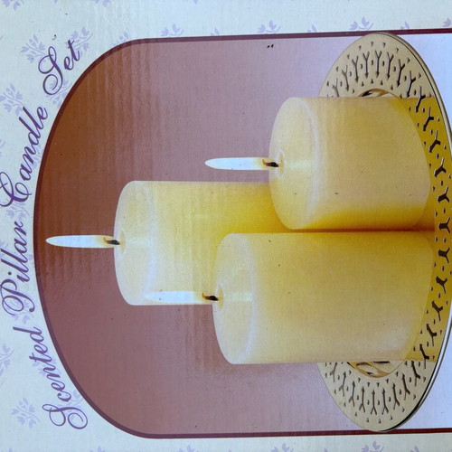 Vanilla scented candle set new