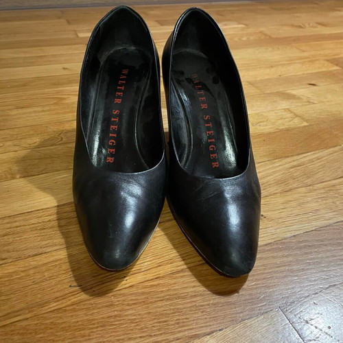 Walter Steiger black pumps used, size 38