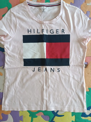 Tommy Hilfiger t shirt small σαν καινούργιο, ελαφρύ ροζ