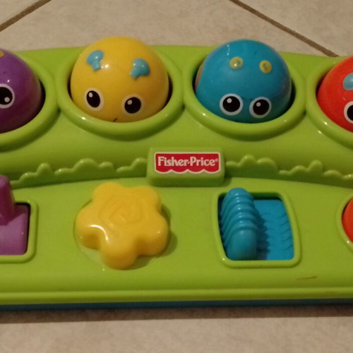 Fisher Price Boppin Activity Bugs Pop Up Toy used, baby educational