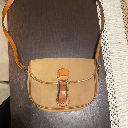 Lancel shoulder bag small brown used