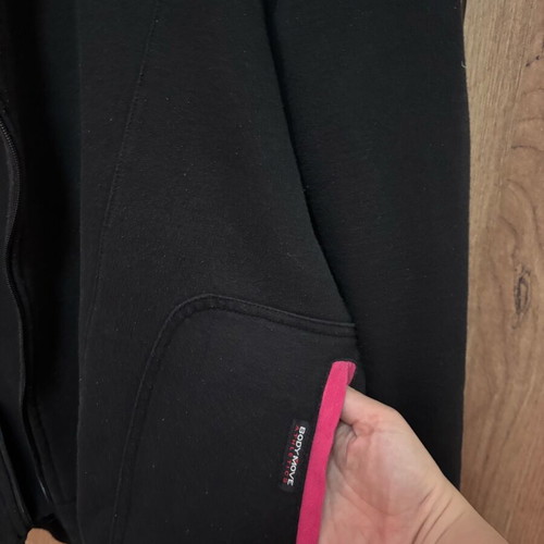 Body move jacket used XXL with large hood and broken zipper