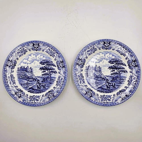 ARNIK Blue/White Ceramic Plates Used