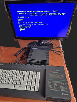 Amstrad CPC MP-2 modulator μεταχειρισμένο για σύνδεση με TV και Monitor