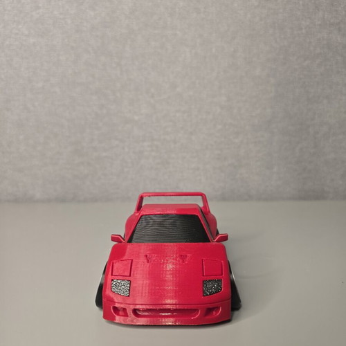 3D printed tooned Ferrari F40 decorative car, like new