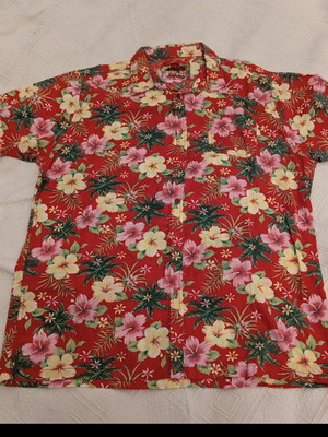 Hawaiian shirt like new, size 3XL, multicolored