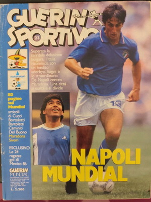 Περιοδικό Guerin Sportivo αφιέρωμα στο Μουντιάλ Μεξικό 1986 μεταχειρισμένο