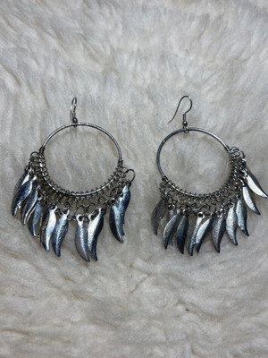 Silver earrings like new