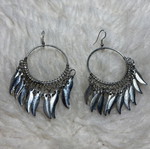 Silver earrings like new