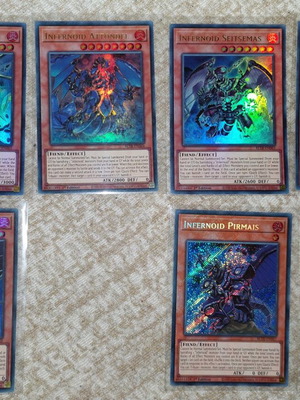 Yu-Gi-Oh Infernoid set new, Ultra and Secret Rare cards