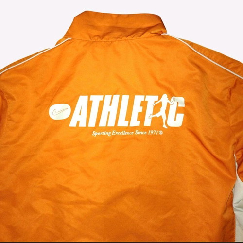 Nike Retro women's jacket used, orange with beige details